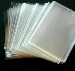 50PCS Card Sleeves 6x9cm Mini Size Protector Covers for Small Trading Cards - Image 2