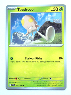 Toedscool 024/198 NM Pokemon Card Scarlet & Violet SVI EN 2023 Grass Common - Image 1
