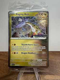 Raging Bolt Stellar Crown Bestbuy Promo Pokemon TCG Card STAMPED - Image 1