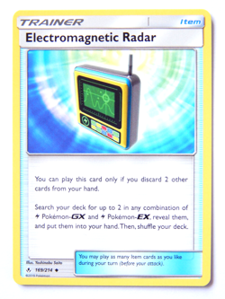 Electromagnetic Radar 169/214 (NM, Pokemon Card, Unbroken Bonds, Item, Uncommon) - Image 1