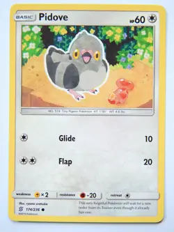 Pidove 174/236 (NM, Pokemon Card, Unified Minds, 2019, Colorless, Common) - Image 1