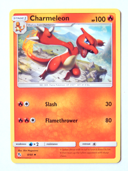 Charmeleon 8/68 (NM, Pokemon Card, Hidden Fates, 2019, Fire, Uncommon) - Image 1