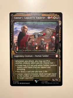 Magic MTG • Caesar, Legion's Emperor (Showcase) • Fallout 339 • M • ENG • MINT - Image 1