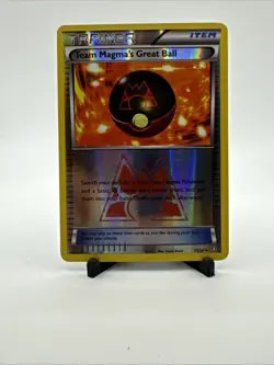 Pokemon TCG Team Magma's Great Ball Reverse Holo Card 31/34 Double Crisis - Image 1