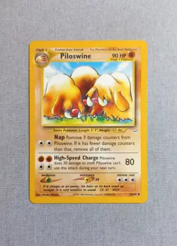 Pokemon TCG - Piloswine - Neo Revelations Set - 36/64 - Image 1