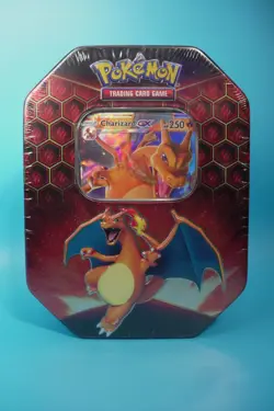 Pokemon TCG Hidden Fates Tin Charizard GX Factory Sealed 2019 Sun & Moon 820650804816 - Image 1