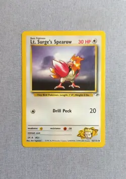 Pokemon TCG - Lt. Surge's Spearow - Gym Challenge Set - 52/132 - Image 1