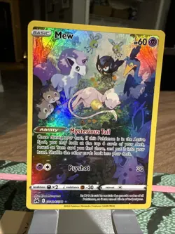 Pokemon TCG Mew GG10/GG70 Ultra Rare Full Art Galarian Gallery Crown Zenith - Image 1