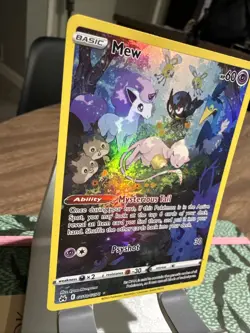 Pokemon TCG Mew GG10/GG70 Ultra Rare Full Art Galarian Gallery Crown Zenith - Image 2