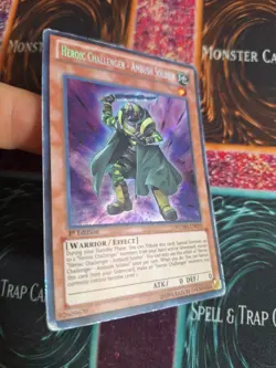 Yu-Gi-Oh! Heroic Challenger - Ambush Soldier NUMH-EN010 Secret 1st Edition HP - Image 2
