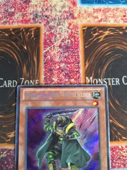 Yu-Gi-Oh! Heroic Challenger - Ambush Soldier NUMH-EN010 Secret 1st Edition HP - Image 3