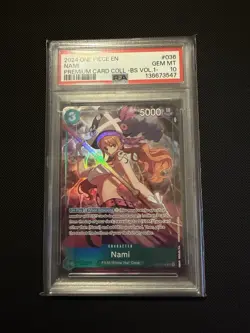 Nami Premium Card Collection- ONE PIECE OP02-036 Vol. 1 English - PSA 10 - Image 1