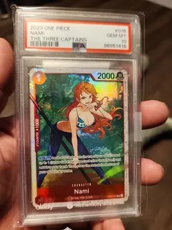 PSA 10 ONE PIECE THE THREE CAPTAINS NAMI #016 - Image 1