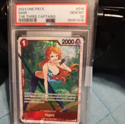 PSA 10 ONE PIECE THE THREE CAPTAINS NAMI #016 - Image 2