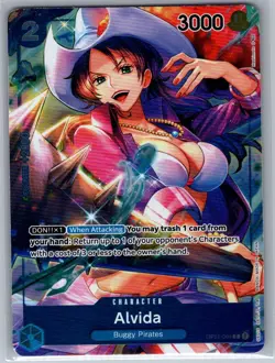 Alvida (Box Topper) OP01-064 Alt Art English Romance Dawn - One Piece Card - NM - Image 1