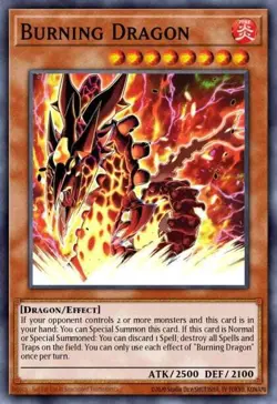 Burning Dragon - AGOV-EN094 Super Rare | Yu-Gi-Oh! Card - Image 1