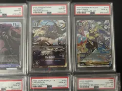 Digimon Tcg CCG Psa 10 Lot Of 8 Cards Lilithmon Beelstarmon Rosemon Sakuyamon - Image 2