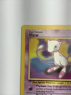 2000 Mew #8 Wotc Black Star Promo Regular Pokemon TCG Vintage Card - Image 2