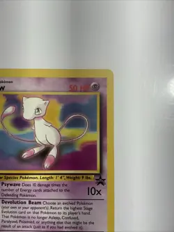 2000 Mew #8 Wotc Black Star Promo Regular Pokemon TCG Vintage Card - Image 5