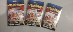Pokemon TCG 3 x 25 Card Mystery Packs Factory Sealed 1 Foil Card Guaranteed - Image 1