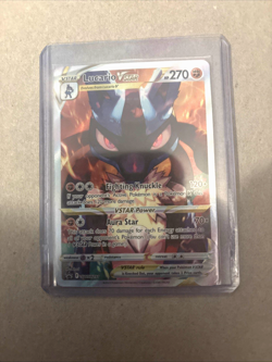 Pokemon Sealed Lucario VSTAR SWSH291 SWSH Sword Shield Promo Card Black Star New - Image 1