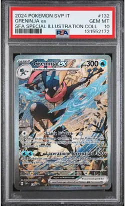 Greninja ex 132 PSA 10 Sv: Scarlet & Violet Promo Cards Holo - Image 1