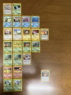 22 Gym Hero Pokemon Cards - WoTC - Heavily played - Great Binder Sets - Image 1