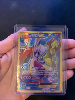 Pokemon Mewtwo-EX TCG Breakthrough Holo Card 163/162 Secret Rare NM/LP - Image 3