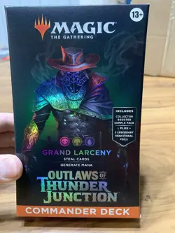 Magic the Gathering Outlaws of Thunder Junction Grand Larceny Commander Deck New - Image 1