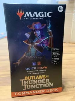 Outlaws Of Thunder Junction Commander Deck - Quick Draw Factory Sealed - Image 1