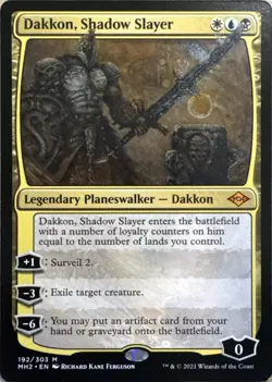 Dakkon, Shadow Slayer M Modern Horizons 2 192 NM - Image 1