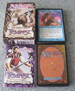 MTG TEMPEST THE RATH CYCLE "THE SLIVERS" PRECONSTRUCTED DECK COMPLETE MINT - Image 1