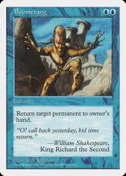 4x Boomerang - LP - 5th Edition - SPARROW MAGIC - mtg - Image 1