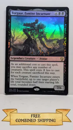 Torgaar, Famine Incarnate Dominaria Foil - Image 1