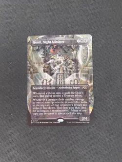 1x Gonti, Night Minister (Borderless) - Aetherdrift - NM - MTG DFT - Image 1