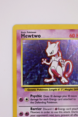 1999 Pokemon - Mewtwo - Base Set - Holo Rare 10/102 [MP - LP] - Image 4