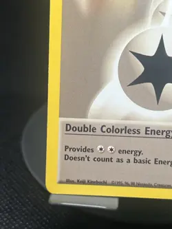 Pokemon TCG Double Colorless Energy 96/102 Base Set Regular LP - Image 5