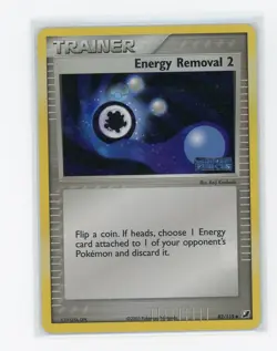 Pokemon TCG - Energy Removal 2 82/115 - EX Unseen Forces - Stamped Reverse Holo - Image 1