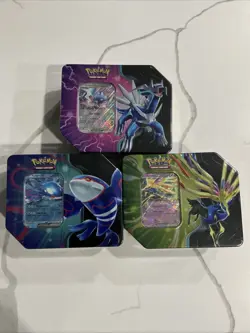 Pokemon TCG Azure Legends Tin - Set of 3 - Factory Sealed - New - Image 1