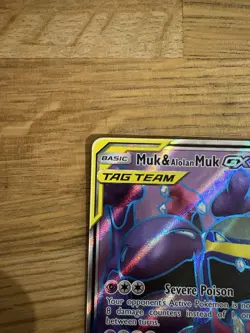 Pokemon Muk & Alolan Muk GX 196/214 Unbroken Bonds Tag Full Art & Japanese NM+ - Image 4