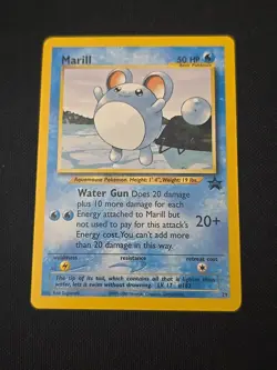 Marill 29/53 Wotc Black Star Promo Regular Vontage Pokemon TCG Light Played - Image 1