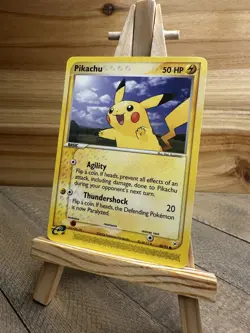Pokemon Team Magma vs Team Aqua E-Reader Pikachu #43/95 NM/LP - Image 1