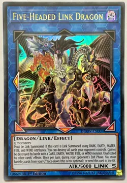 DUOV-EN007 Five-Headed Link Dragon - Ultra Rare 1st Edition Lightly Played - Image 1