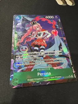 One Piece TCG OP14-033 Perona Alt Art OP14 The Azure Sea's Seven NM ENGLISH - Image 2