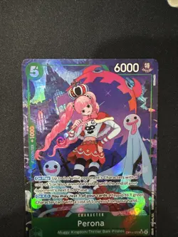 One Piece TCG OP14-033 Perona Alt Art OP14 The Azure Sea's Seven NM ENGLISH - Image 3