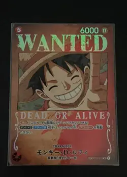 Monkey D Luffy WANTED SR ST01-012 [SP PAR] Parallel Mighty OP03 One Piece - Image 1