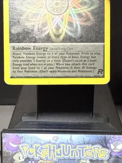 Pokemon Card Rainbow Energy 80/82 Team Rocket WOTC Rare Non Holo Played - Image 3