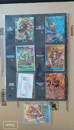 One Piece Convention Exclusive Foil New Bandai Card Fest Set Luffy P-043 Promo - Image 1