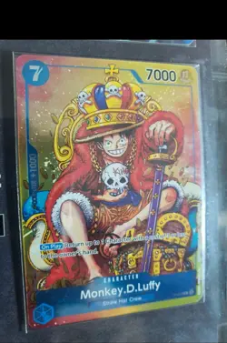 One Piece Convention Exclusive Foil New Bandai Card Fest Set Luffy P-043 Promo - Image 4