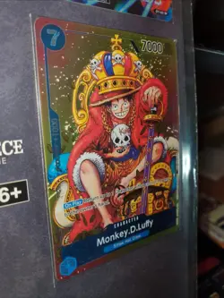 One Piece Convention Exclusive Foil New Bandai Card Fest Set Luffy P-043 Promo - Image 5